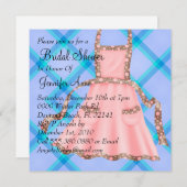 Cute Light Pink Apron Chef Vrijgezellenfeest Uitno Kaart (Voorkant / Achterkant)