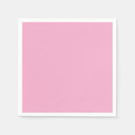 Cute Light Pink Solid Napkins Servet