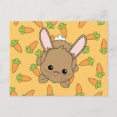 Cute Lil' Bunny Briefkaart (Voorkant)