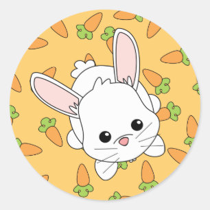 Cute Lil' Bunny Ronde Sticker