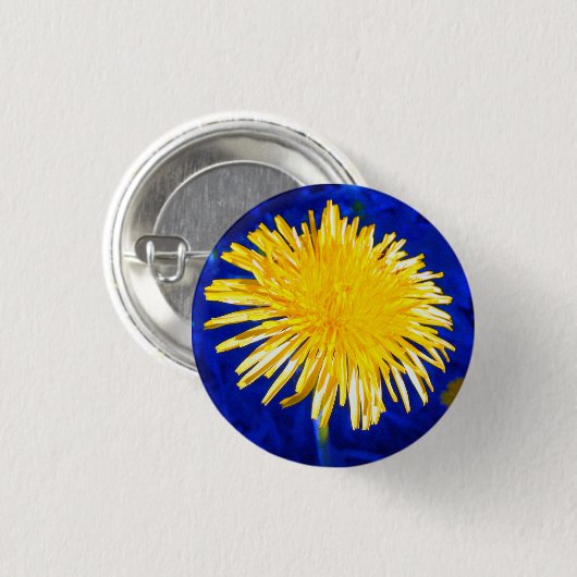 Cute "lil" Dandelion Button (Voorkant /achterkant)