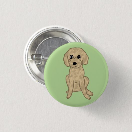 Cute Lil' Fuzzy Pup :3 Ronde Button 3,2 Cm (Voorkant /achterkant)