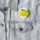 Cute Lil' Lemon Ronde Button 5,7 Cm (In situ)