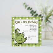 Cute Lil' Lizard Kaart (Staand voorkant)