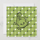 Cute Lil' Lizard Kaart (Achterkant)