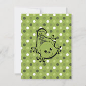 Cute Lil' Lizard Kaart (Achterkant)