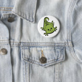 Cute Lil' Lizard Ronde Button 5,7 Cm (In situ)