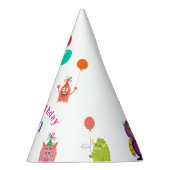 Cute lil monster cartoon leuke verjaardagsfeestje feesthoedjes (Rechts)