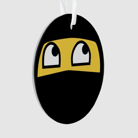 Cute lil Ninja emoji Ornament (voorkant)