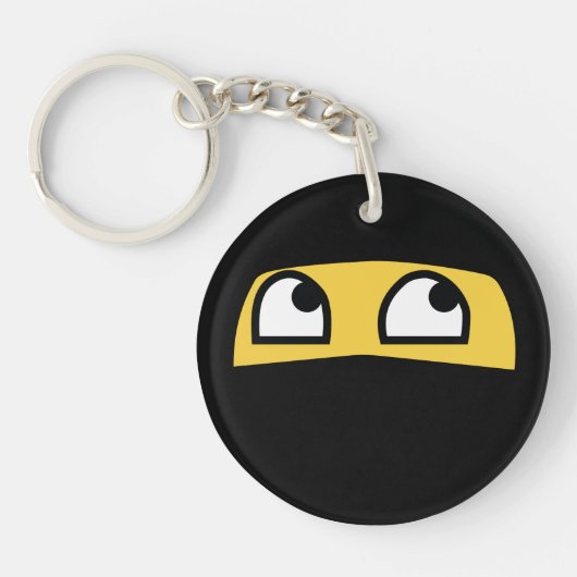 Cute lil' ninja emoji sleutelhanger (Voorkant)