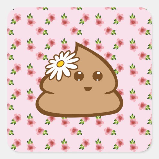 Cute Lil Poo Sticker (Voorkant)