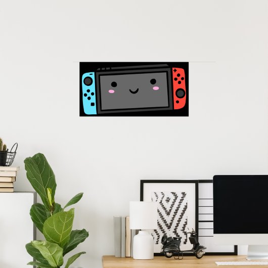 Cute lil Switch Poster (Thuiskantoor)