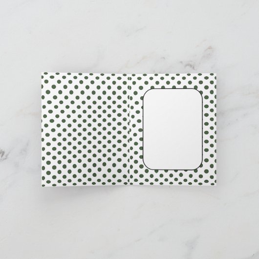 Cute Lil' Turkey Feestdagen Kaart (Binnen)