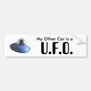 Cute Lil UFO-Bumpersticker Bumpersticker