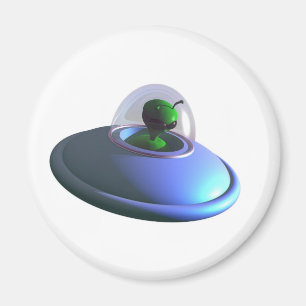Cute Lil UFO Magnet