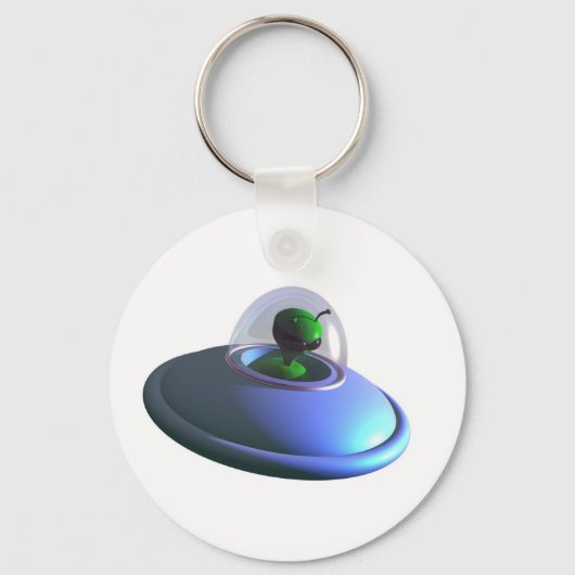 Cute Lil UFO-Sleutelhanger Sleutelhanger (Voorkant)