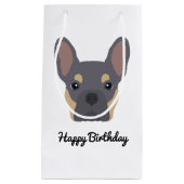 Cute Lila en Tan French Bulldog Birthday Klein Cadeauzakje (Voorkant)