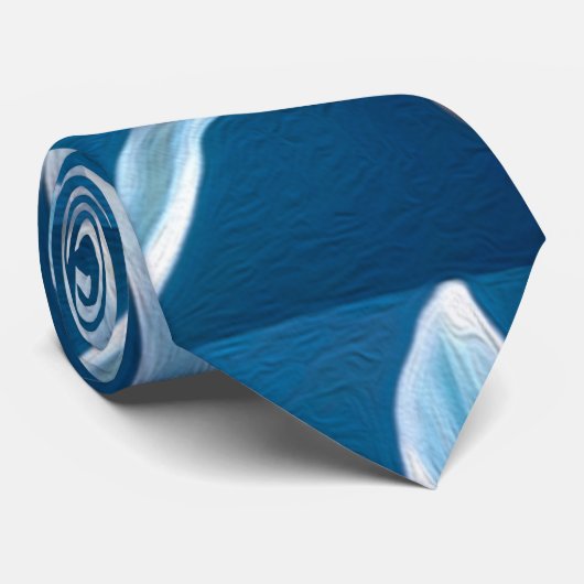 Cute Lily Pattern Stropdas (Opgerold)