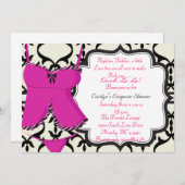 Cute Lingerie Shower Bridal Uitnodiging (Voorkant / Achterkant)