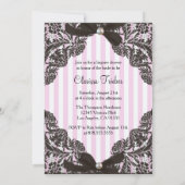 Cute Lingerie Shower Invitation Kaart (Achterkant)