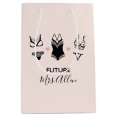 Cute Lingerie Vrijgezellenfeest Gift Bag Medium Cadeauzakje (Voorkant)