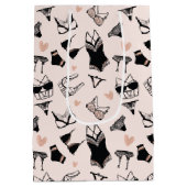 Cute Lingerie Vrijgezellenfeest Gift Bag Medium Cadeauzakje (Achterkant)