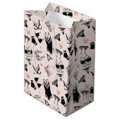 Cute Lingerie Vrijgezellenfeest Gift Bag Medium Cadeauzakje (Achterkant Gekanteld)