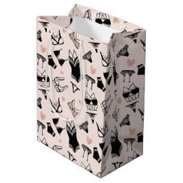 Cute Lingerie Vrijgezellenfeest Gift Bag Medium Cadeauzakje