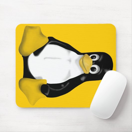 CUTE LINUX TUX PENGUIN MUISMAT (Met muis)