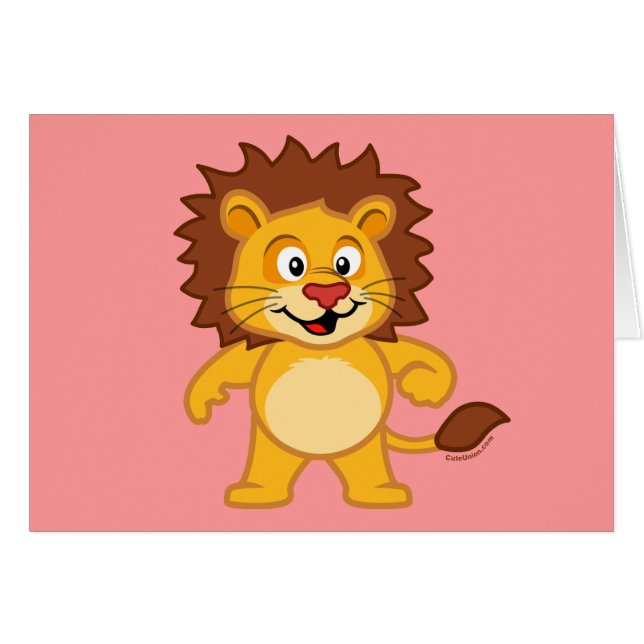 Cute Lion (Voorkant Horizontaal)
