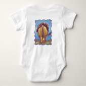 Cute Lion Baby Jersey Bodysuit (Achterkant)