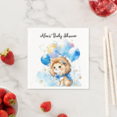 Cute Lion Baby shower Servet (Insitu)