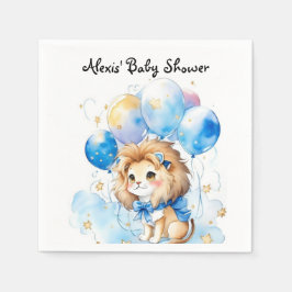 Cute Lion Baby shower Servet