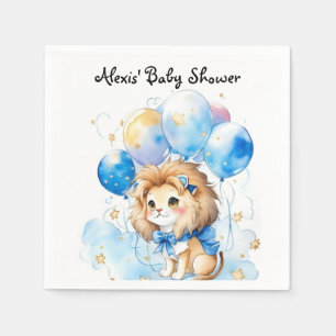 Cute Lion Baby shower Servet