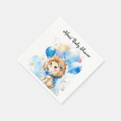 Cute Lion Baby shower Servet (Hoek)