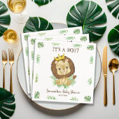 Cute Lion Baby shower Theme Baby shower Servet