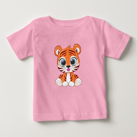 Cute Lion Baby T-Shirt (Voorkant)