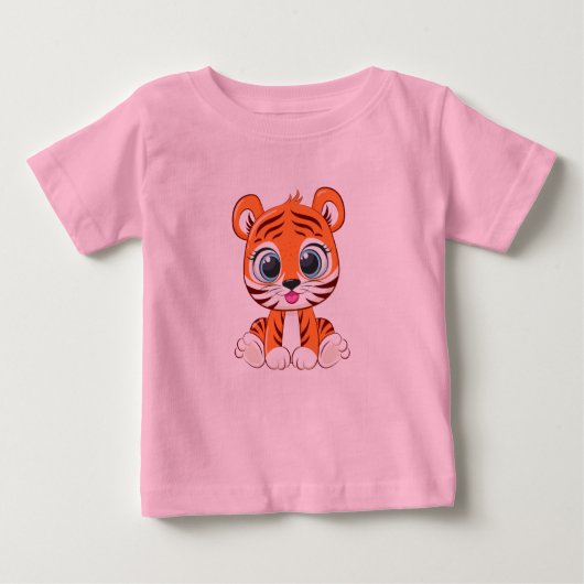 Cute Lion Baby T-Shirt (Voorkant)