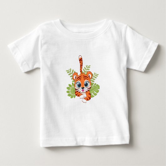 Cute Lion Baby T-Shirt (Voorkant)