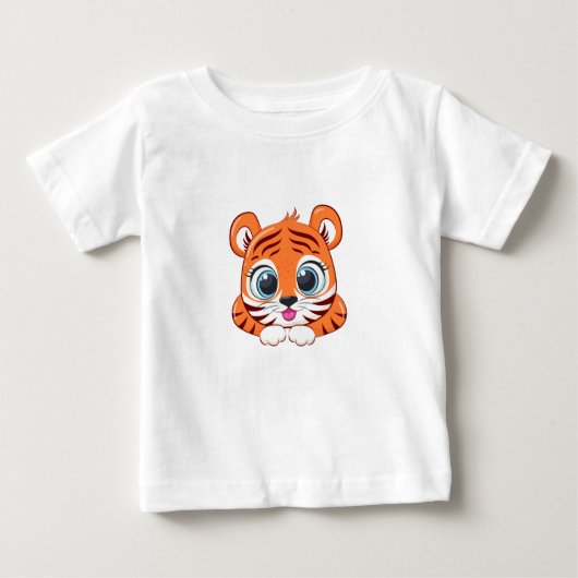 Cute Lion Baby T-Shirt (Voorkant)