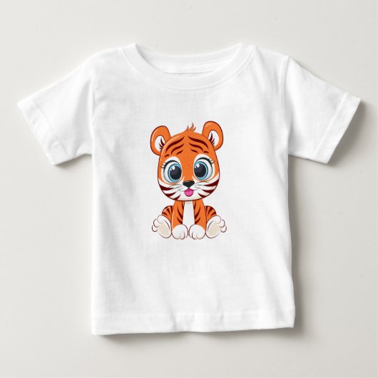 Cute Lion Baby T-Shirt (Voorkant)