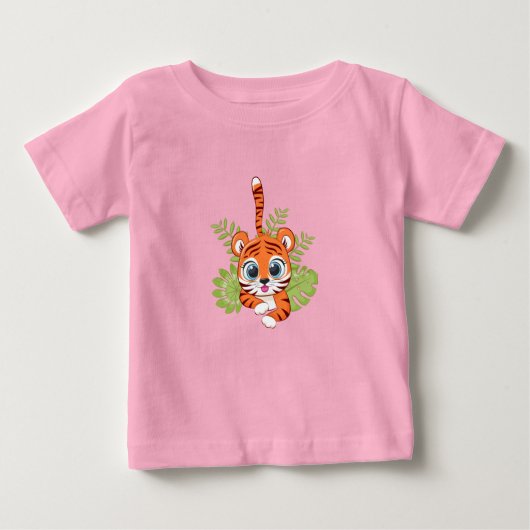 Cute Lion Baby T-Shirt (Voorkant)
