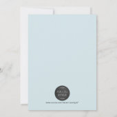 Cute Lion Birthday Party Invitation Kaart (Achterkant)