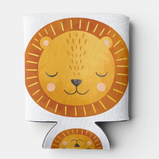 Cute Lion Blikjeskoeler (Achterkant)