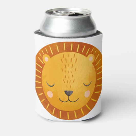 Cute Lion Blikjeskoeler (Blikje Achterkant)