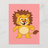 Cute Lion Briefkaart (Voorkant)