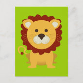 Cute Lion Briefkaart (Voorkant)