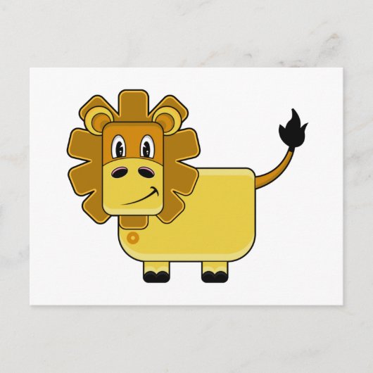Cute Lion Briefkaart (Voorkant)
