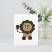 Cute Lion Briefkaart (Staand voorkant)