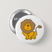 Cute Lion Button (Voorkant /achterkant)